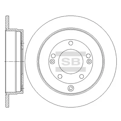 Гальмівні диски SD1089 Hi-q