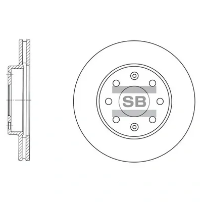 Гальмівні диски передні SD3001 Hi-q