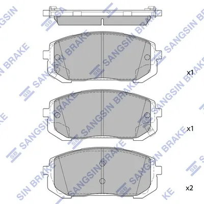 Передні тормозні колодки 168003 Power Stop
