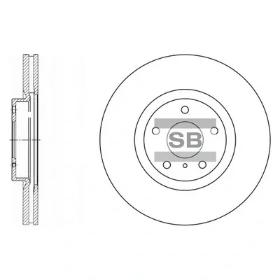 Гальмівні диски передні SD4204 Hi-q