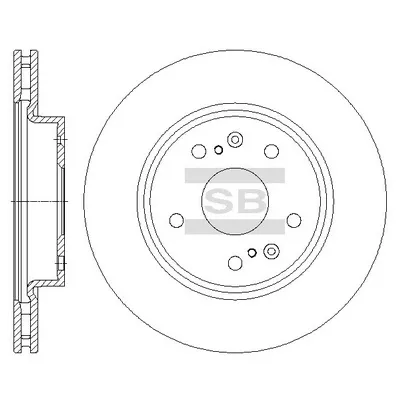 Гальмівні диски передні SD4810 Hi-q