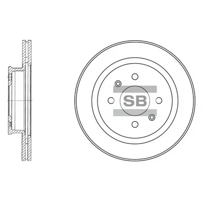 Гальмівні диски передні SD1021 Hi-q