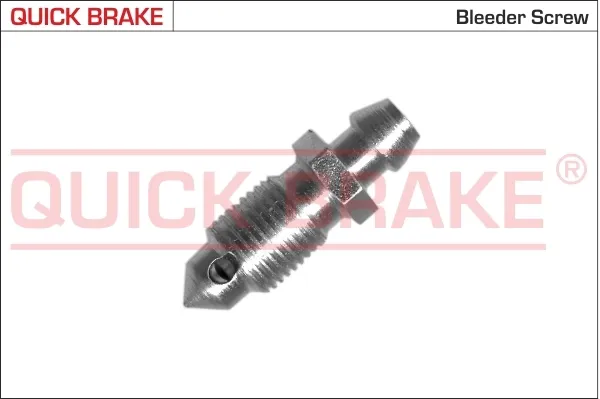 Штуцер прокачування супорту гальмівного, переднього 0016 Quick Brake