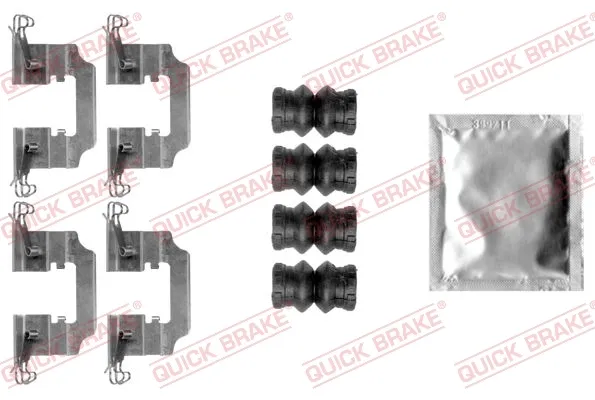Ремкомплект задніх гальм 1090008 Quick Brake