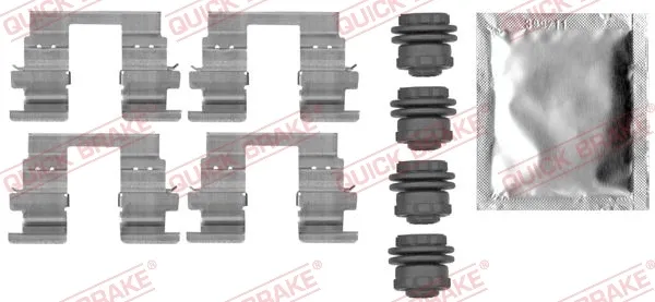 Ремкомплект задніх гальм 1090013 Quick Brake