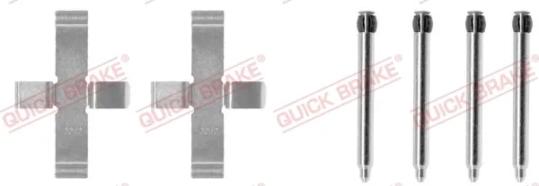 Ремкомплект гальмівних колодок 1091076 Quick Brake