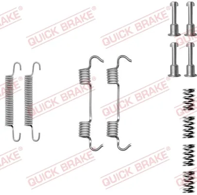 Ремкомплект гальмівних колодок 1050801 Quick Brake