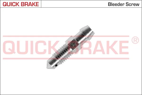 Штуцер прокачування супорту гальмівного, переднього 0069 Quick Brake