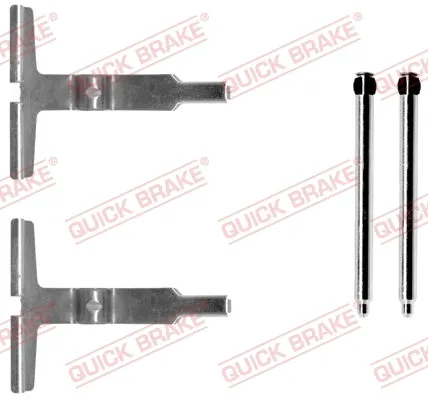 Ремкомплект гальмівних колодок 1091661 Quick Brake