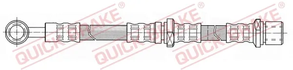 Шланг гальмівний передній, правий 59950 Quick Brake