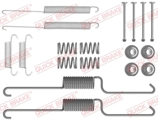 Ремкомплект гальмівних колодок 1050026X02 Quick Brake