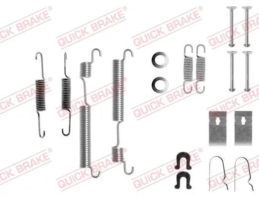 Ремкомплект гальмівних колодок 1050653 Quick Brake