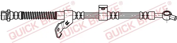 Шланг гальмівний передній, правий 50897 Quick Brake