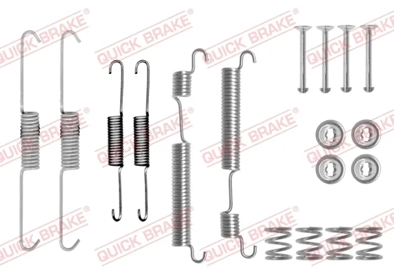 Ремкомплект задніх гальм 1050770 Quick Brake