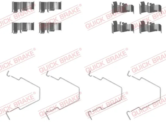 Ремкомплект гальмівних колодок 1091652 Quick Brake