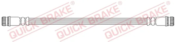Шланг гальмівний задній 25040 Quick Brake