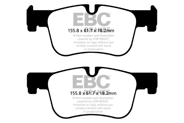 Передні тормозні колодки DP22143 EBC Brakes