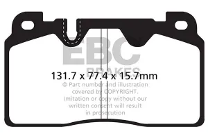 DP42168R EBC BRAKES