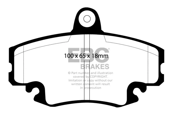 Передні тормозні колодки DP959 EBC Brakes