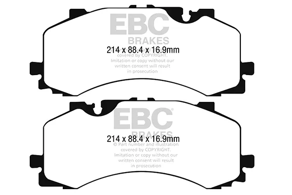 Передні тормозні колодки DP42279R EBC Brakes