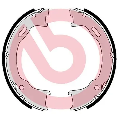 Колодки ручника S37509 Brembo