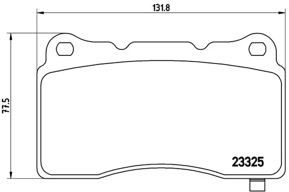 Передні тормозні колодки P59079 Brembo