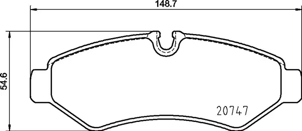 Задні гальмівні колодки P50155 Brembo