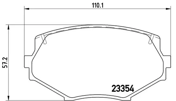 Передні тормозні колодки P49020 Brembo