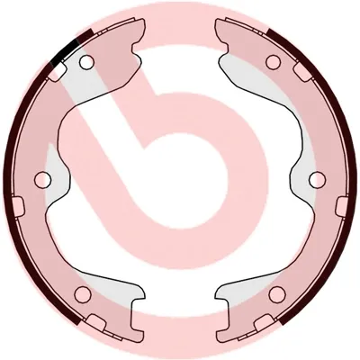 Колодки ручника S56544 Brembo