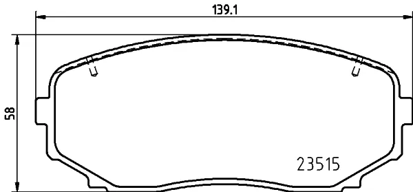 Передні тормозні колодки P54060 Brembo