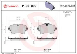 P06092 BREMBO