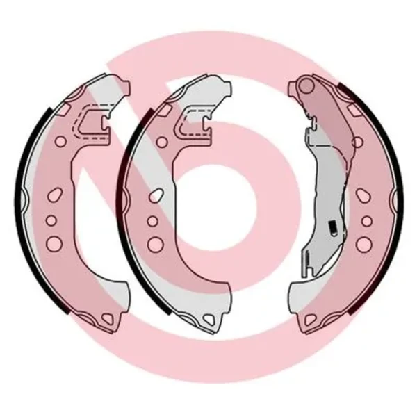 Колодки гальмові задні, барабанні S85543 Brembo