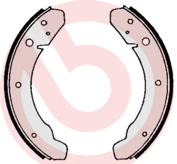 Колодки гальмові задні, барабанні S85501 Brembo
