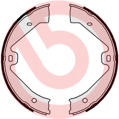 Колодки ручника S65505 Brembo
