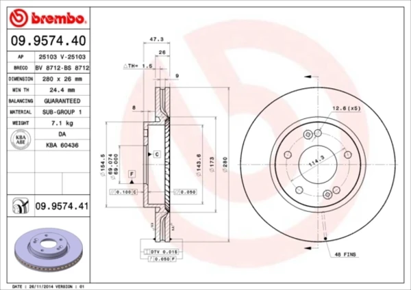 09957440 Brembo