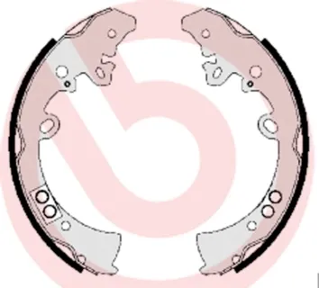 Колодки гальмові задні, барабанні S83550 Brembo