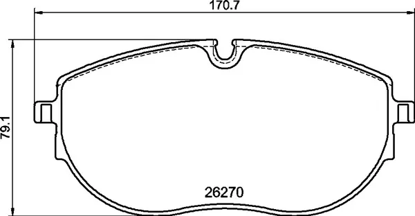 Передні тормозні колодки P85188 Brembo