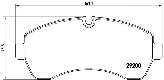 Передні тормозні колодки P50059 Brembo