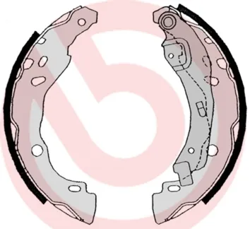 Колодки гальмові задні, барабанні S68525 Brembo