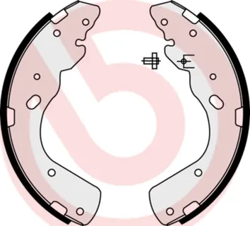 Колодки гальмові задні, барабанні S23576 Brembo