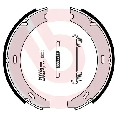 Колодки ручника S50502 Brembo
