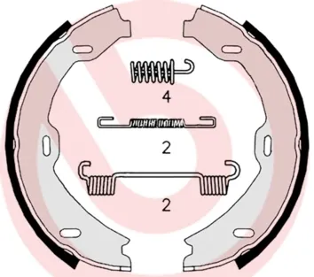 Колодки ручника S50518 Brembo