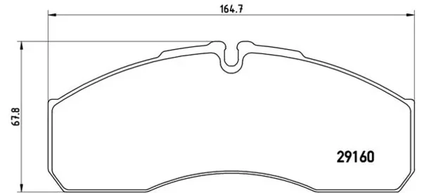 Передні тормозні колодки PA6022 Brembo