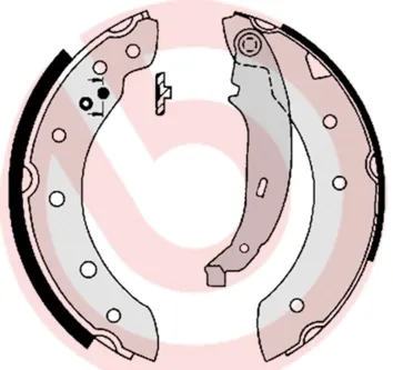 Колодки гальмові задні, барабанні S61520 Brembo