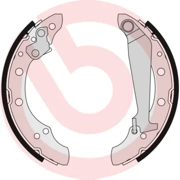 Колодки гальмові задні, барабанні S85511 Brembo