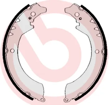 Колодки гальмові задні, барабанні S16501 Brembo