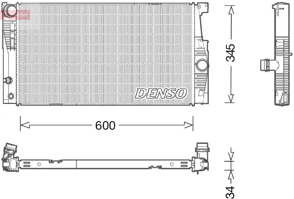 Радіатор DRM05005 Denso