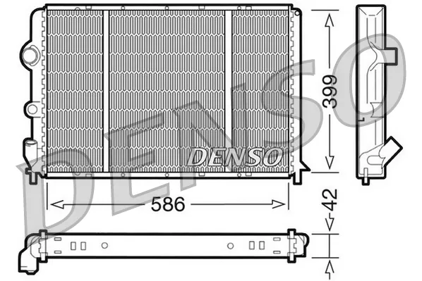 Радіатор DRM23051 Denso