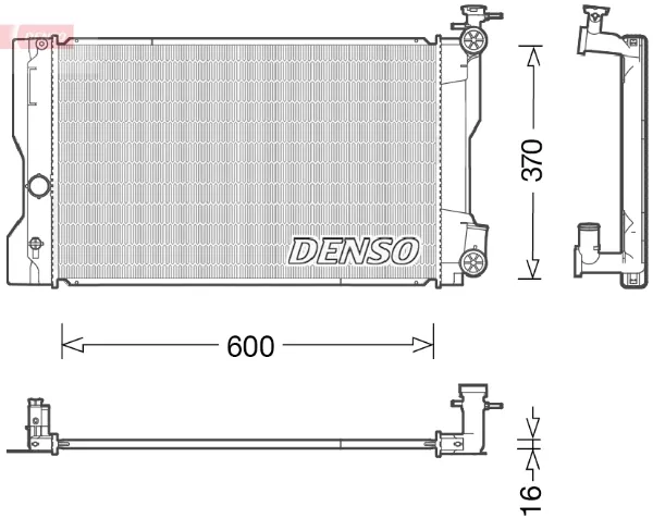 Радіатор DRM50091 Denso