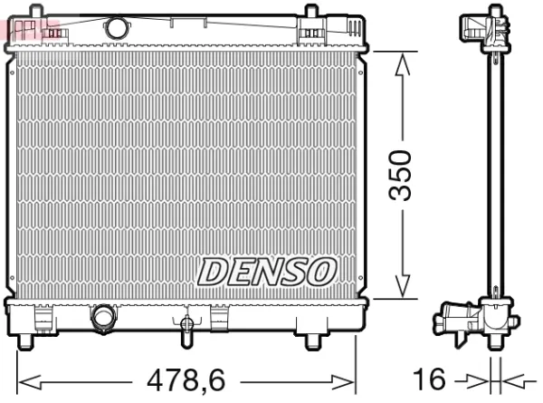 Радіатор DRM50103 Denso